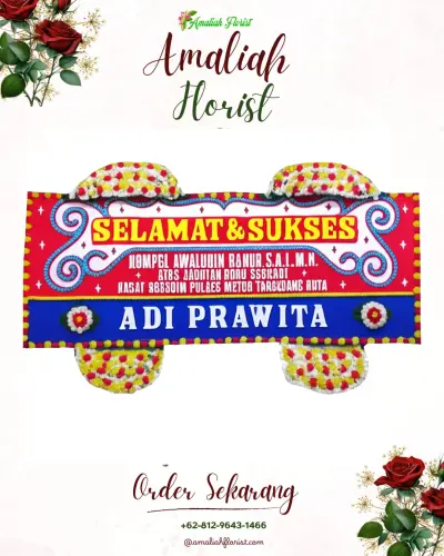 Karangan Bunga Ucapan Selamat di Simalingkar B
